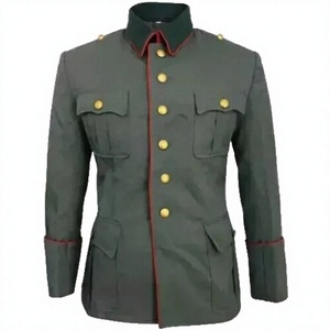 Tunique de uniforme militaire allemande vintage de la Première et Deuxième Guerre Mondiale, camouflage élite, respirante, reproduction personnalisée en laine acrylique pour homme - Product Image 1