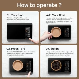 Báscula de Cocina Inteligente con Pantalla VA Delgada y Aplicación de Calculadora Nutricional, Modelo KG2458ULB-C, <span class=keywords><strong>Precio</strong></span> al por Mayor - Product Image 4