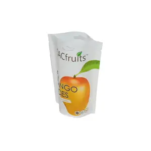 Recyclable PE/PE White Stand Up Snack Bag for Kid Snack Dried Food Packing Digital Printing NO MOQ NO Mold Fee