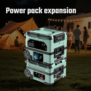 สถานีพลังงานแสงอาทิตย์แบบพกพา 5KW 5000W LiFePO4 พร้อมรีโมทคอนโทรลและแผงโซลาร์เซลล์สำหรับตั้งแคมป์ แบตเตอรี่ 5376Wh - Product Image 3