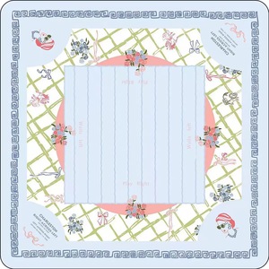 Luxe Miss Darling Mahjong Mat Neopreen Geluidsreducerende Blauwe Kleur Rooster Mahjong Speelmat voor Amerikaanse Mahjong - Product Image 1