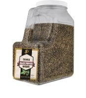 Poivre noir cru concassé séché en pot de 5 lb