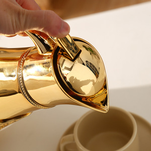 Nuovo Arrivo: Thermos <span class=keywords><strong>di</strong></span> Lusso da 1000ml in <span class=keywords><strong>Vetro</strong></span> con Rivestimento in Metallo, Contenitore Termico per Tè e Caffè - Product Image 2