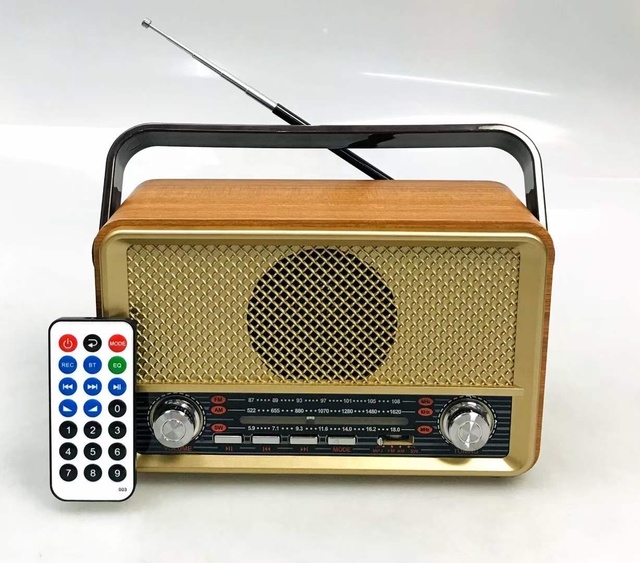MD-511BT FM AM SW 3 Band Vintage Retro Radio Wooden Radio With USB SD TF Mp3 Player Wireless Tooth Speaker Kemai Portable Radio