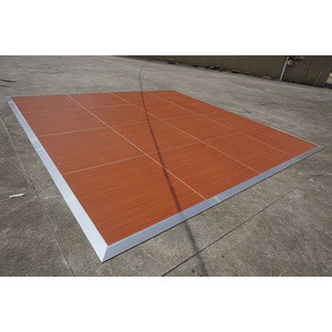 High quality portable dance floor wedding glossy wood dance floor - Product Image 4