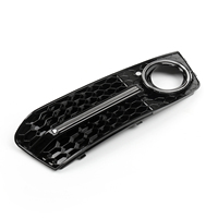 Areyourshop RH Chrome Honey Comb Fog Light Cover Grille Grills pour Audi A4 B8 2009-2012 Accessoires de voiture