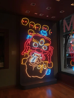 Enseigne lumineuse personnalisée Indoor Mountain Sunset LED Neon Signs Décoration murale Logo 3D Room LED Neon Lights