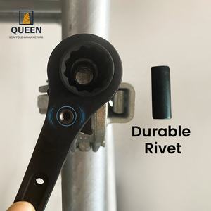 LINYI QUEEN 19x21mm Doppel-CRV-Steckschlüssel, schwarzer Ratschen-Steckschlüssel, geschmiedeter Kohlenstoffstahlgriff, Gerüstschlüssel - Product Image 6