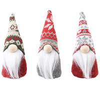 Vente chaude petit gnome suédois fait à la main Santa Figurine en peluche elfe jouet debout gnomes de noël pour les décorations de cadeaux de vacances
