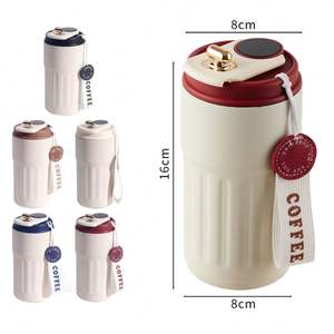 Offre Spéciale – Tasse de Voyage Isotherme Double Paroi pour Bureau, avec Logo Personnalisé, Affichage Intelligent de la Température, en Acier Inoxydable, Design Classique, Couvercle Inclus - Product Image 3