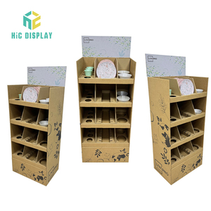 Xách tay các tông sóng fsdu sàn hiển thị carton bán lẻ chuỗi cửa hàng phụ kiện nhà bếp hiển thị đứng giá - Product Image 5