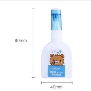 Deli Correction Fluid 15ml White Quick Drying For Students - Product Image 3