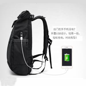 กระเป๋าเป้โน้ตบุ๊ค <span class=keywords><strong>Ozuko</strong></span> รุ่นใหม่ ขนาด 15.6 นิ้ว พับได้ กันน้ำ สไตล์ญี่ปุ่น สำหรับนักเรียน มีช่อง USB ผ้า Oxford ลายตัวอักษร ทันสมัย อเนกประสงค์ สำหรับนักธุรกิจ - Product Image 3