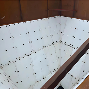 Nhà máy trực tiếp uhmwpe ép đùn than bunker lót | không dính tự bôi trơn siêu trượt Phễu lót | cắt theo kích thước Dump - Product Image 1