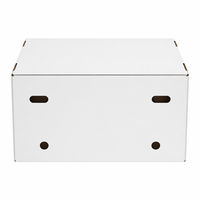 Witte kersenverpakking met transparant venster, kussenverpakking, aangepast logo, fruitgeschenkdoos voor premium kersen exporteur groothandel