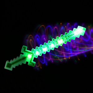 Bâton à bulles géant LED pour enfants, épée à bulles liquide Pixel pour jeux en plein air et cadeaux de bienvenue - Product Image 5