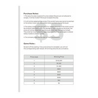 Cartes à gratter de loterie personnalisées de haute qualité, billets de loterie instantanés personnalisés imprimés sur papier d'art