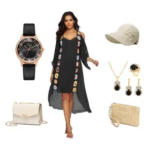 Women Plus Size Summer Dress Hat Handbag Wallet Watch Jewelry Gift Size For Mother