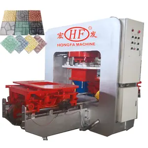Hongfa automatische hydraulische Press maschine hydraulische Presse Terrazzo Bodenfliesen machen Fliesen Maschine Jobs zu Hause zu tun