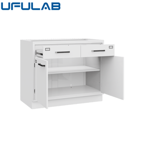 Meuble <span class=keywords><strong>de</strong></span> laboratoire moderne en métal avec évier central pour l'école, l'hôpital, l'entrepôt - Mobilier <span class=keywords><strong>de</strong></span> laboratoire en gros - Product Image 6