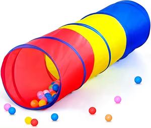 New Colorful Pop up Crawl Through Baby or <b>Dogs</b> Cat Pets Kids for Toddlers Portable Tunnel Play <b>Tent</b> - Product Image 1