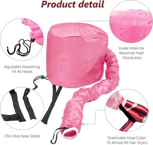 Accessoire chauffant pour le coiffage et le séchage des cheveux, compatible avec les sèche-cheveux portatifs et les sèche-cheveux à capuche - Product Image 3