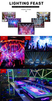 Vente chaude 54 LED Par lumière DMX RGBW Par lumière LED Disco Party lumières scène