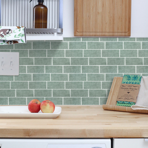 Tàu điện ngầm thông minh Tường Gạch trang trí nội thất Peel và Stick backsplash Vinyl gạch sticker tự dính Mosaic cho phòng tắm phòng khách - Product Image 5