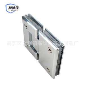 Xin Xiong Jia 180 Degree Copper Glass Door <b>Hinge</b> Bright Finish For Bathroom Shower Door - Product Image 4