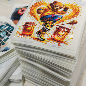 Alta calidad Dtf transferencia <span class=keywords><strong>de</strong></span> <span class=keywords><strong>calor</strong></span> personalizado dibujos animados oso diseños transferencia impresión al por mayor listo para presionar Dtf pegatinas para camisetas - Product Image 3
