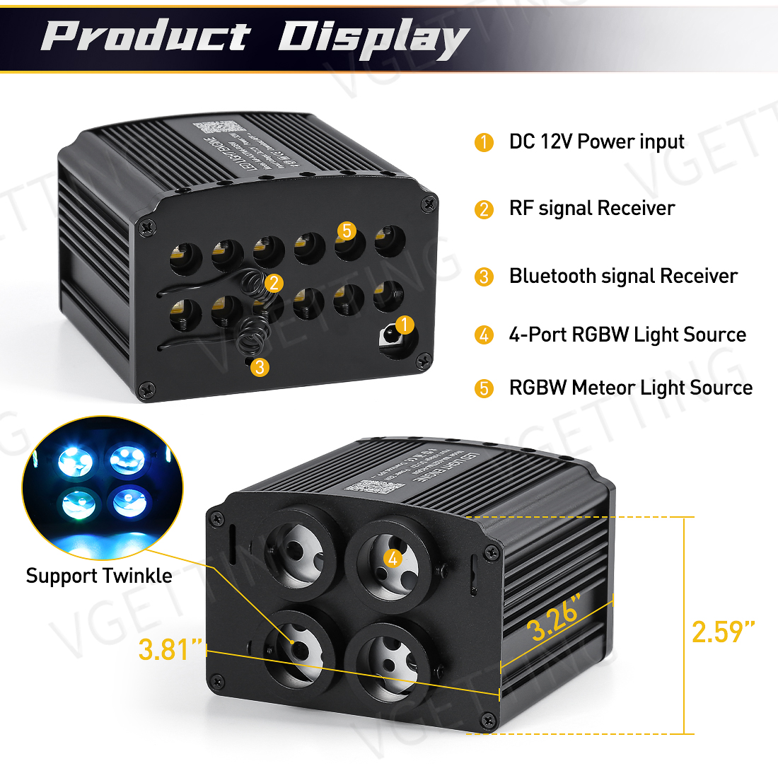 【完成品】摸魚動力 流星号 LED発光ユニット 組立済｜Type-C給電 Amazon.com: Rigid Industries 36201 360-Series LED Off-Road
