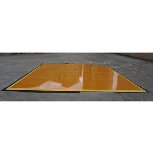 Interlocking high gloss plywood flooring modular dance floor for weddings - Product Image 1
