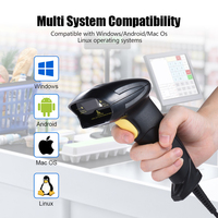 Scanner de codes à barres CMOS 2D filaire USB Plug and Play pour supermarché entrepôt de détail médical