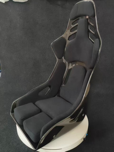 Siège baquet sport léger en fibre de carbone noir intégral original pour Station Wagon Recaro Podium CF - Product Image 5