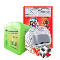 Masque de Secours Anti-Fumée et Anti-Gaz Toxique Certifié 3C pour Maison, Hôtel et Situations d'Urgence