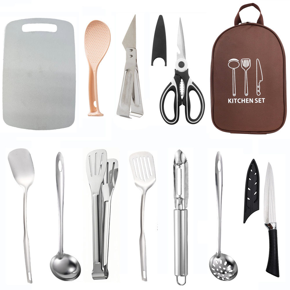 Coffee-colored 12-piece set