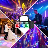 Projecteur de Scène à Effets RGB, Projecteur de Motifs Laser DJ, Lumière de Boîte de Nuit avec Télécommande DMX pour Spectacles et Piste de Danse | YSH