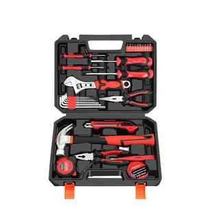 WHAMX Multifunctional Home Repair Kit 29 pcs Hand Power Tools Combo Set Box