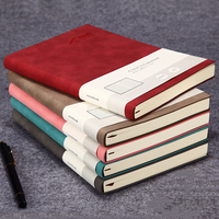 Agenda avec LOGO Coll￨ge A5 Bloc-Notes Personnalis￩ Couverture Souple en Cuir Pu Classeur A6 Carnet Bullet Agenda Journal Calendrier Carnet