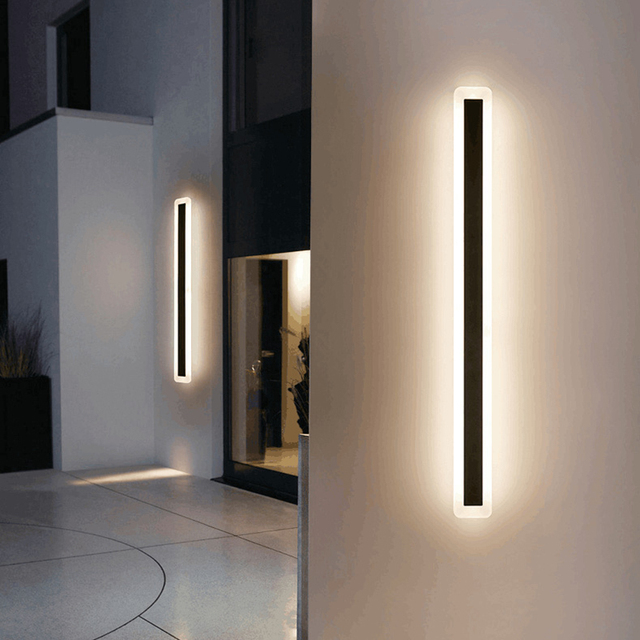 Minimalist Outdoor and Indoor Waterproof Led Wall Light Decorative Background Wall Light 36W 72W Engineering Wall Washer Light