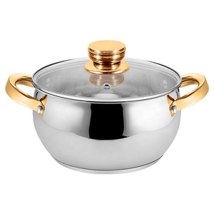 Juego <span class=keywords><strong>de</strong></span> Batería <span class=keywords><strong>de</strong></span> <span class=keywords><strong>Cocina</strong></span> <span class=keywords><strong>de</strong></span> <span class=keywords><strong>12</strong></span> <span class=keywords><strong>Piezas</strong></span> <span class=keywords><strong>de</strong></span> <span class=keywords><strong>Acero</strong></span> <span class=keywords><strong>Inoxidable</strong></span> Grado Alimenticio al por Mayor con Asas Huecas - Product Image 3