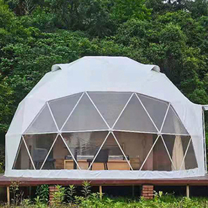 <span class=keywords><strong>Kit</strong></span> de tente dôme géodésique transparent 6M préfabriqué hôtel du désert de <span class=keywords><strong>luxe</strong></span> maison avec salle de bain exposition salon VIP dôme - Product Image 4