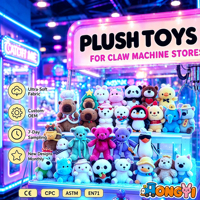 Vente en gros à prix bas : Peluche de 8 pouces pour machine à griffes, vente directe usine, jouet créatif en peluche pour machine à griffes