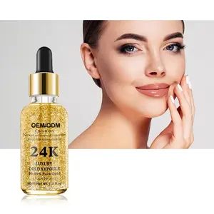 Australie — Ampoule de 24 K, sérum facial, d'or pur, flocons, Anti-vieillissement et Anti-rides, hydratant, raffermissant, traitement pour femmes