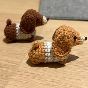 <span class=keywords><strong>Perros</strong></span> Dachshund Súper Lindos y Adorables en Oferta, con Orejas Encantadoras, Animales Tejidos a Mano, Juguetes para Niños, <span class=keywords><strong>Mini</strong></span> Muñeco <span class=keywords><strong>de</strong></span> Animal Tejido - Product Image 3