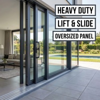 Porte coulissante intérieure ultra-fine en alliage d'aluminium avec isolation thermique, double vitrage trempé et joints insonorisants