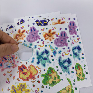 Adesivi personalizzati kiss cut personalizzati impermeabili <span class=keywords><strong>a4</strong></span> a5 vinile pvc stampa adesiva su <span class=keywords><strong>fogli</strong></span> etichetta decorativa per bambini - Product Image 2
