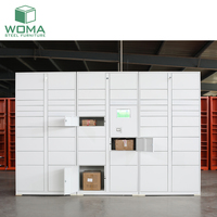 Système de casier intelligent pour colis, armoire de stockage électronique pour la livraison de colis avec écran tactile pour appartement, bureau, supermarché