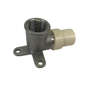 Adaptador de codo de acero inoxidable IP con orejeta de sujeción de 1/2" CPVC x 1/2" hembra - Product Image 3