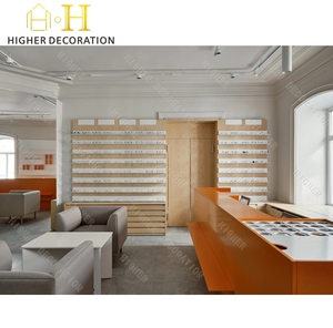 ตู้โชว์แว่นตาไม้พร้อมชั้นวางกระจก LED แบบกำหนดเองได้ สำหรับร้านบูติก - Product Image 2